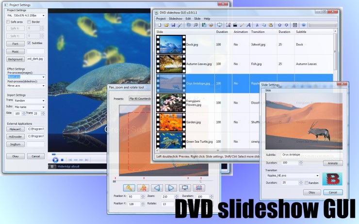 Скачать бесплатно DVD Slideshow GUI 0.9.3.6